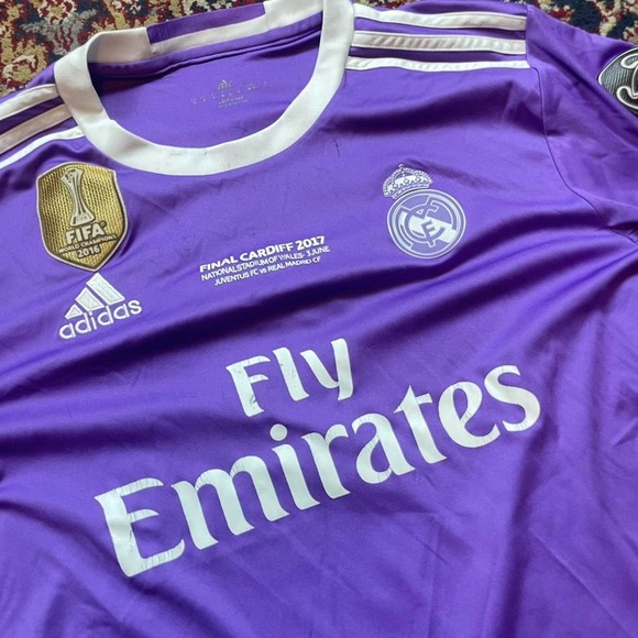 2016 / 2017 Adidas Real Madrid Christiano Ronaldo #7 UCL soccer jersey tshirt M - Picture 3 of 8